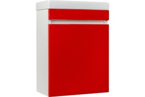 Мебель для ванной Style Line Compact 40 Люкс, красная - 2
