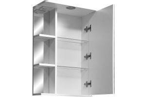 Зеркало-шкаф Stella Polar Концепт Нелея 50 R с подсветкой белый - 2