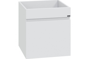 Тумба под раковину над стиральной машиной подвесная Санта Марс 48 белый - 2