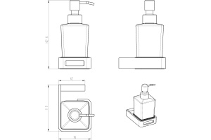 Дозатор Boheme Q 10957-B - 2