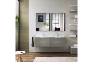 Зеркало Vincea 50х70 черное с подсветкой - 2