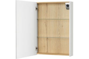 Зеркало-шкаф Roca UP 60 L, белое, с подсветкой - 3