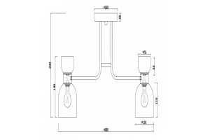 Потолочная люстра Freya Isla FR5094PL-05G - 2