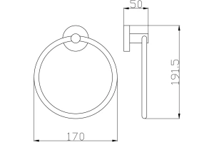 Полотенцедержатель Rav Slezak Colorado хром - 2