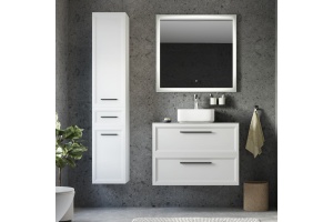 Мебель для ванной STWORKI Эстерсунд 90 белая матовая, роверелла