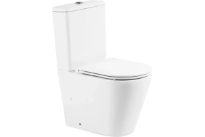 Унитаз-компакт BelBagno Flay-r с бачком и крышкой белый