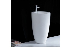 Раковина напольная CeramaLux N 50.5 см белый (В133В) - 3