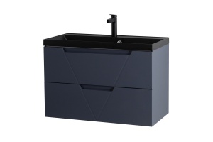 Тумба с раковиной BelBagno Vittoria 100 черный матовый - 2