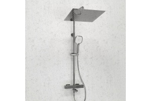 Душевая система WasserKraft 40 с термостатом хром - 2