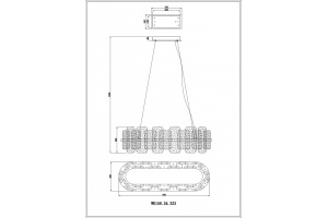 Подвесной светильник Wertmark Nelly WE158.24.323 - 2