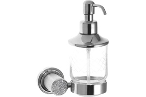 Дозатор Boheme Royal Cristal Chrome подвесной
