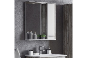 Зеркало-шкаф Corozo Лорена 75 R, антик, с подсветкой