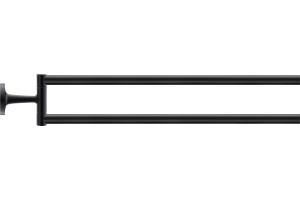 Полотенцедержатель Duravit Starck T 0099414600 черный, двойной