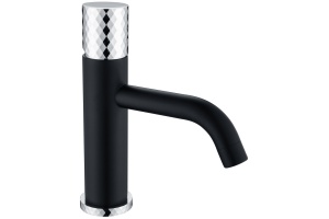 Смеситель Boheme Stick 121-BCR для раковины, black diamond chrome