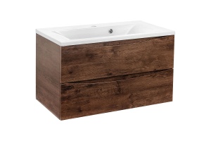 Тумба под раковину Vincea Mia 80 темное дерево