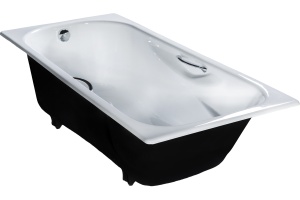 Чугунная ванна DIWO Ярославль 150x75 с ручками