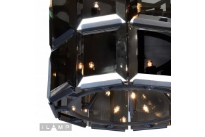 Подвесной светильник iLamp Panorama 10490-5+5P BK - 2