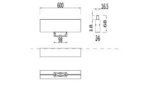 Трековый светодиодный светильник для магнитного шинопровода Maytoni Track lamps TR012-2-20W3K-B - 2