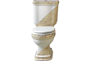 Унитаз-компакт Creavit Klasik KL311-ОЕ диагональ беж