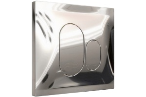 Кнопка смыва для инсталляций beWash Ocean хром глянцевый