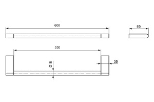 Полотенцедержатель Ideal Standard Connect (N1387AA) - 2