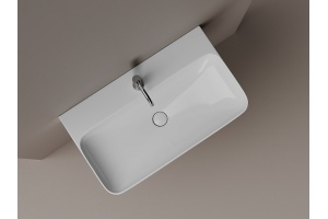 Подвесная раковина Ceramica Nova Aura 81х47 белая - 2