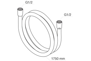 Душевой шланг Damixa Shower program (760400164) - 3