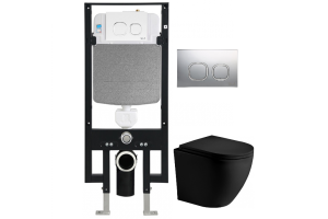 Комплект Weltwasser AMBERG 497 + MERZBACH 004 MT-BL + AMBERG RD-CR (10000006636)