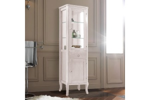 KERASAN Retro Колонна, 465*34*160,5h, петли справа DX, цвет белый матовый, ручки: керамика