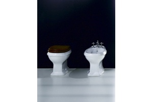 Крышка-сиденье Simas Arcade AR 005 петли золото - 3