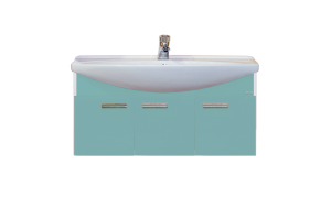 Джулия - 105 Тумба подвесная голубая