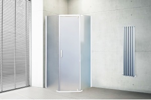 Душевой уголок Royal Bath TR 110х120 профиль белый стекло матовое - 2