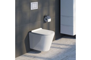 Подвесной унитаз Iddis Calipso CALRDSEi25, безободковый - 2