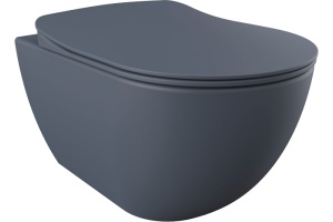 Крышка-сиденье Creavit Free KC4080 с микролифтом, базальт - 2