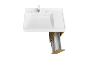 Тумба под раковину без фасада Aquaton Лондри 20 светлое дерево - 3