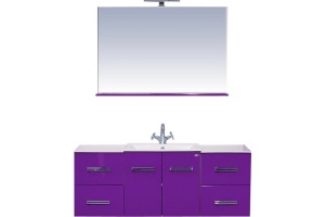 Тумба Misty Атланта 38 сиреневая - 3