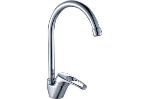 Смеситель для кухонной мойки Rossinka  хром (B35-23)