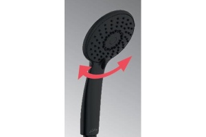 E29848-BL  Oscar душевой гарнитур, матовый черный - 3