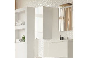 Шкаф 1MarKa Этюд 35П белый глянец - 2