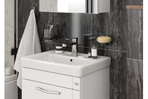 Тумба под раковину Onika Ирис 50 белый  - 2