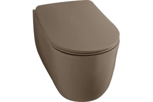 Унитаз подвесной Kerasan Nolita коричневый матовый (531488)