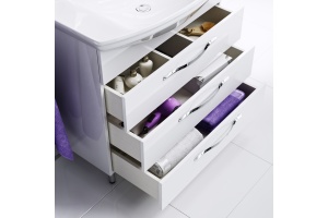 Мебель для ванной Aqwella Allegro 75 с 3 ящиками - 3