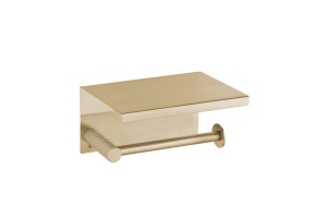 Держатель для туалетной бумаги Boheme Uno золото матовое