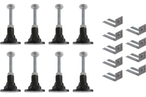 Поддон для душа Good Door Квадро 80x80 с ножками и экраном - 2