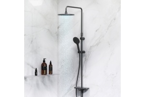 Душевая стойка AM.PM Like F0780222 черная - 3