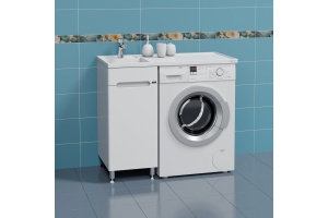 Тумба с раковиной Санта Лондон 40 белый