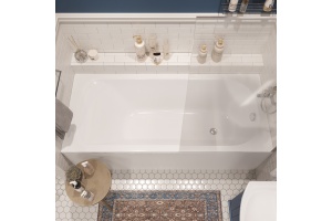 Акриловая ванна STWORKI Ольборг 150x70, с каркасом - 2