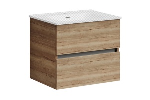 Тумба под раковину Sancos Urban 60 дуб галифакс (UR60EG)