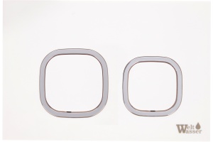 Клавиша смыва Weltwasser WW AMBERG RD-WT белый (10000005629)