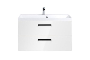 Тумба с раковиной Belbagno Aurora 90 белый